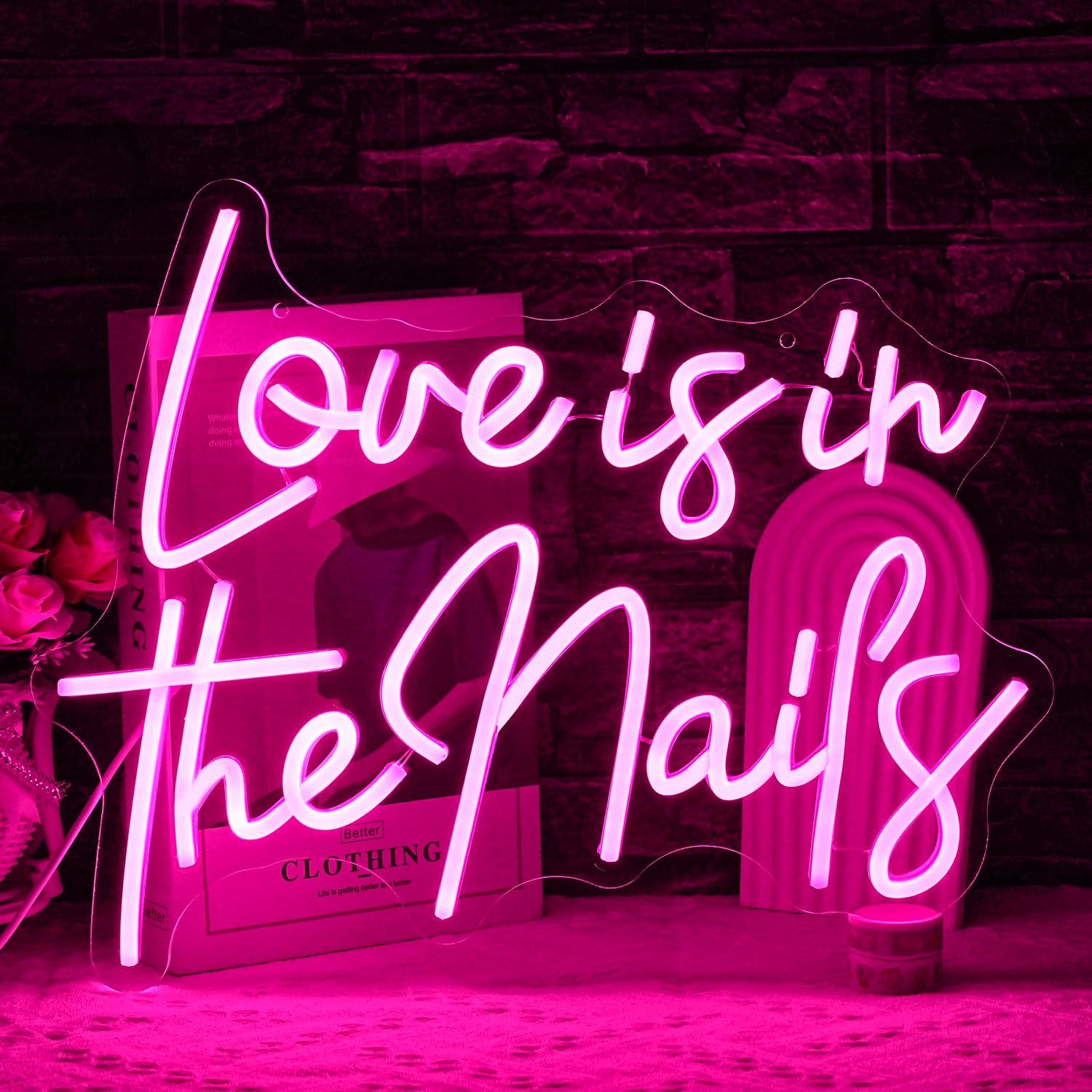 Beauty No Makeup - Love Is In The Nails Neon