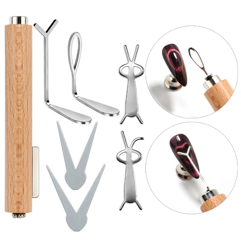 7Pcs Nail Art Magnetic Stick C - Contour Palette Stick 评论和价格