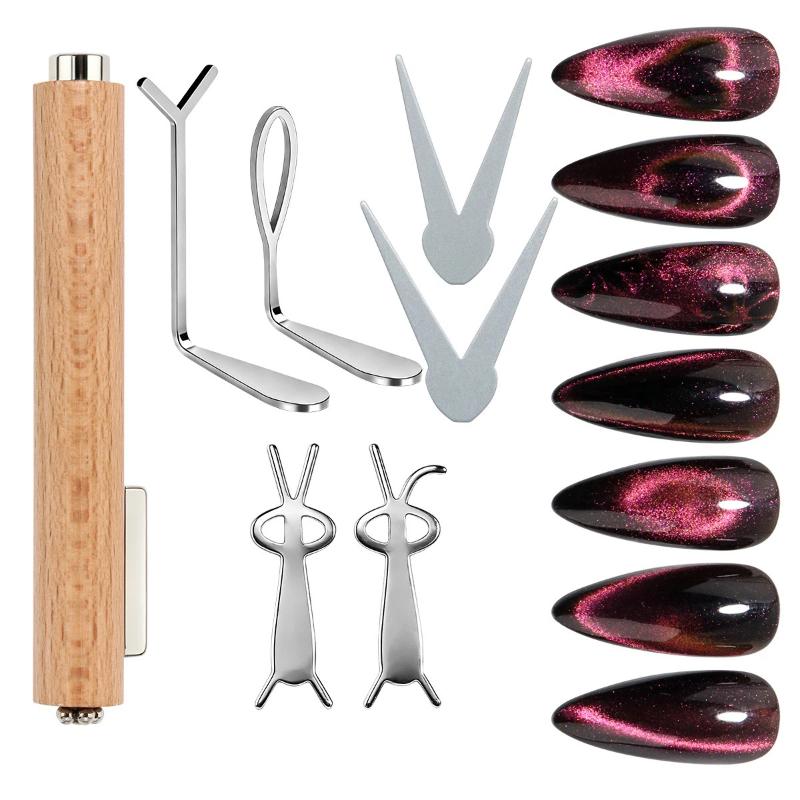 7Pcs Nail Art Magnetic Stick C - Contour Palette Stick 评论和价格
