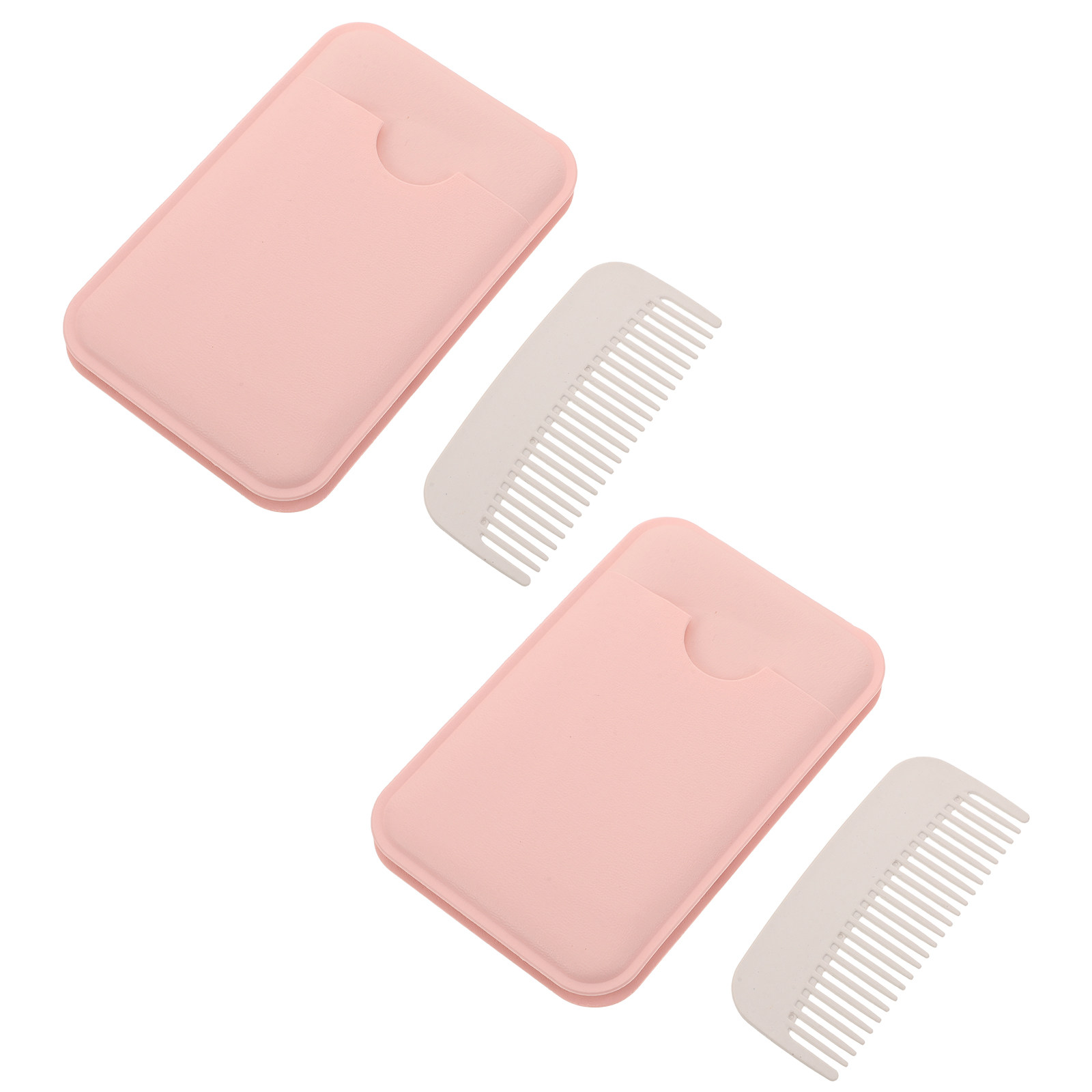 2Pcs Folding Mirror Comb Set S - Beauty Makeup Vanity Set 评论和价格