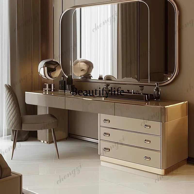 E182 Full Set Wooden Vanity Ta - Beauty Makeup Vanity Set 评论和价格