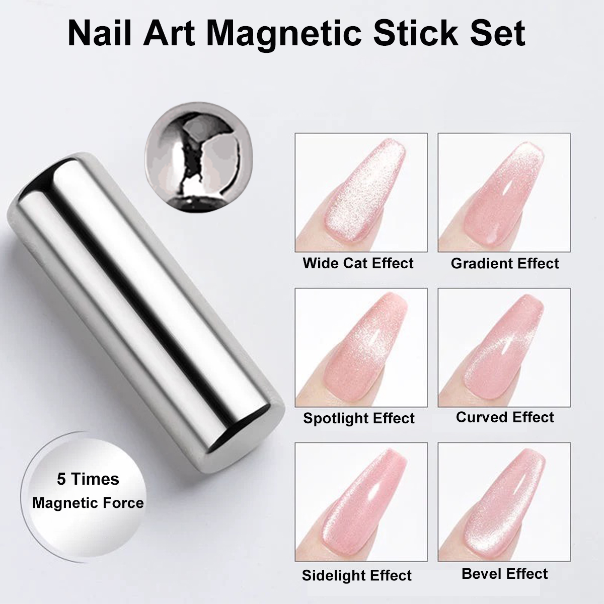 2pcs Magnet Steel Ball Nail Ar - Contour Palette Stick 评论和价格