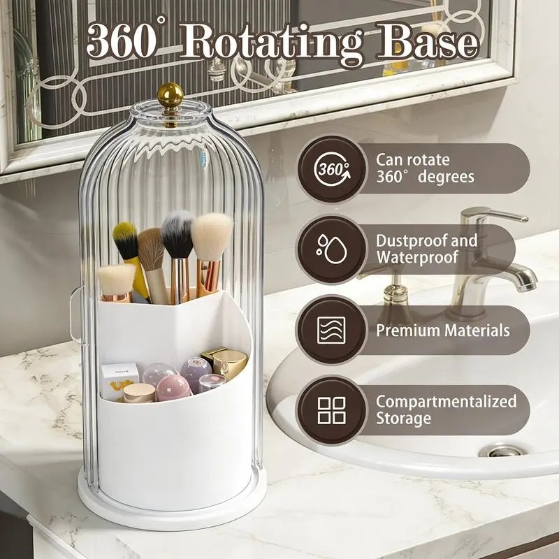 5-Piece Set, 360-Degree Rotati - Beauty Makeup Vanity Set 评论和价格