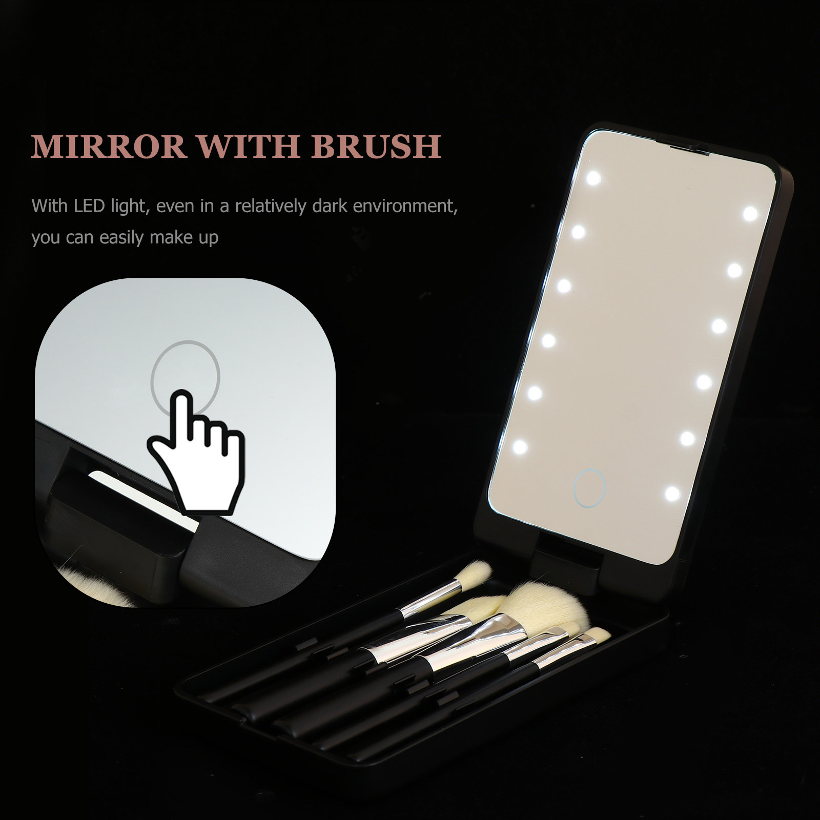 5Pcs LED Light Makeup Mirror S - Beauty Makeup Vanity Set 评论和价格