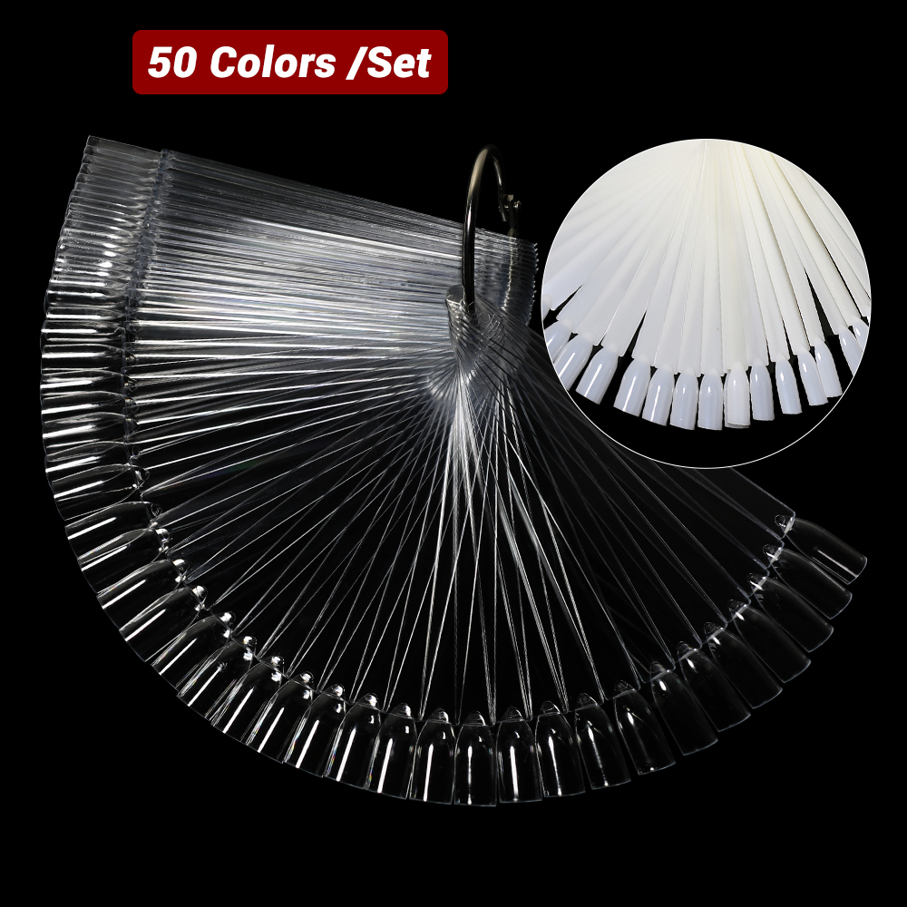 50Pcs False Nail Display Stick - Contour Palette Stick 评论和价格