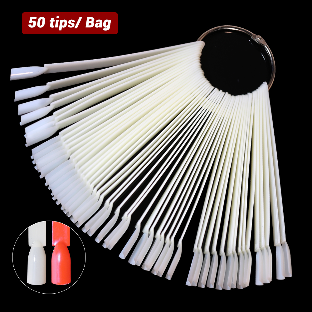 50Pcs False Nail Display Stick - Contour Palette Stick 评论和价格