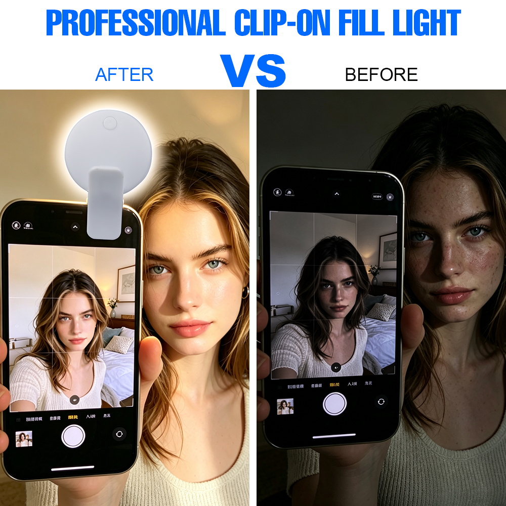 Portable Clip On Selfie Fill L - Beauty No Makeup 评论和价格