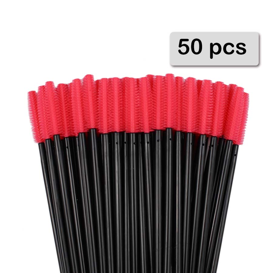 50pcs Silicone Mascara Wands A - Beauty Makeup Women 评论和价格