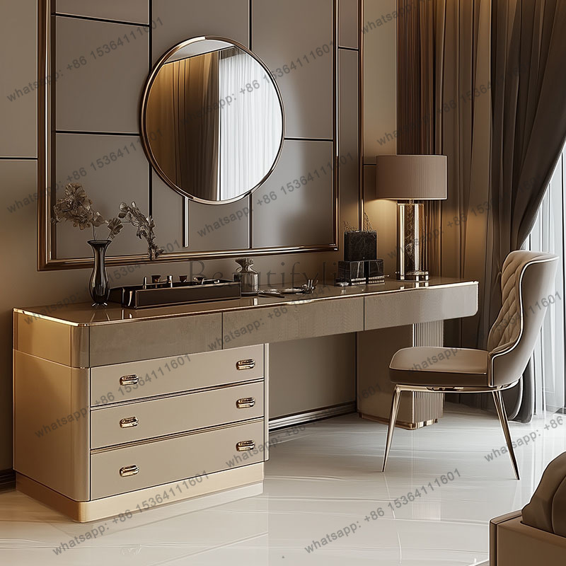 Full Set Wooden Vanity Table N - Beauty Makeup Vanity Set 评论和价格